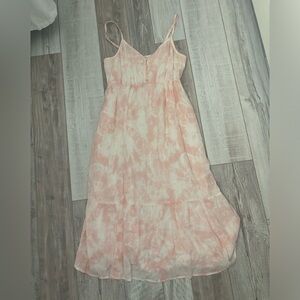 Rails Pink Tie-Dye Maxi Dress with Spaghetti Straps